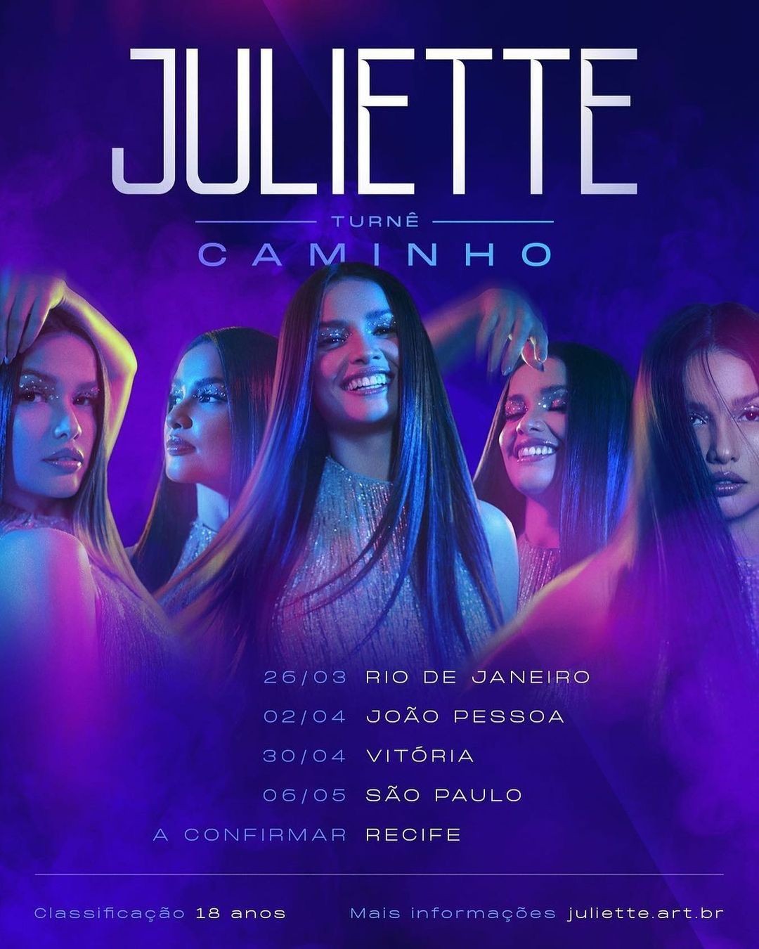 Juliette anuncia turnê (Foto: Reprodução/Instagram)