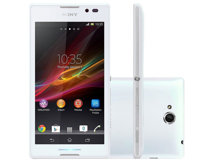 Xperia C tem processador quad-core, Android Jelly Bean e câmera de 8 megapixels (Foto: Divulgação/Sony)