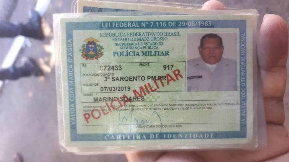 Sargento foi morto durante assalto nesta sexta-feira (8) â Foto: DivulgaÃ§Ã£o