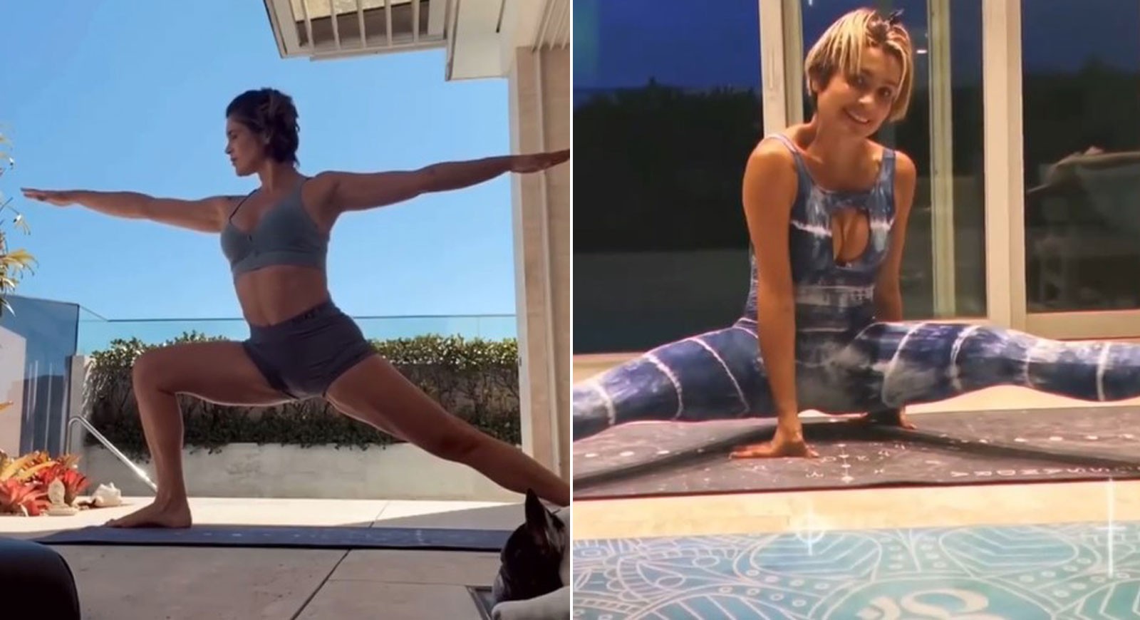 Flávia Alessandra pratiga yoga (Foto: Reprodução/Instagram)