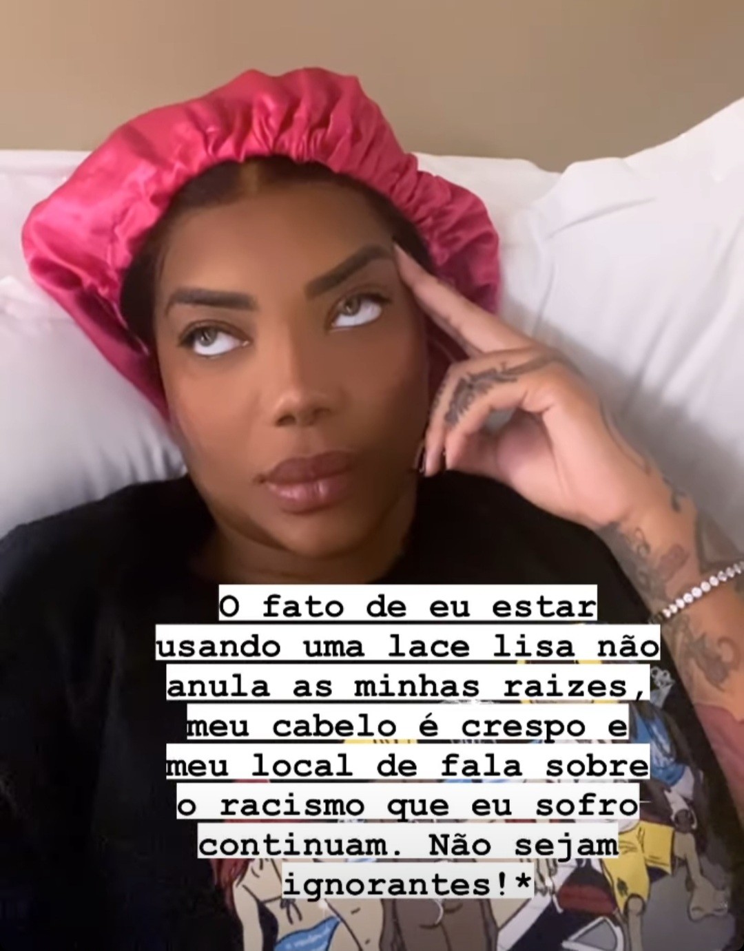 Ludmilla responde comentário de Nego Di  (Foto: Reprodução / Instagram )
