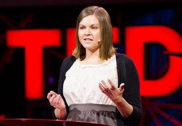 Karen Thompson Walker durante sua palestra TED (Foto: Divulgação)