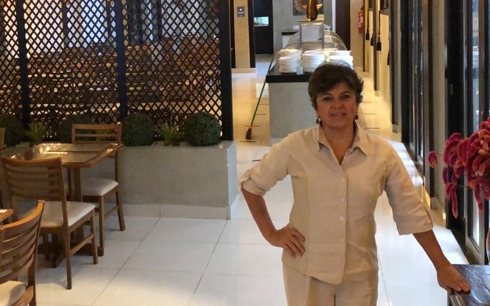 Maria Teresa Dias, dono de quilo no Itaim, diz ter fôlego para manter o restaurante aberto só até agosto. — Foto: Arquivo pessoal
