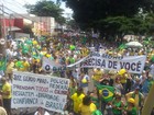 Cidades do interior paulista fazem atos contra a corrupção e o governo
