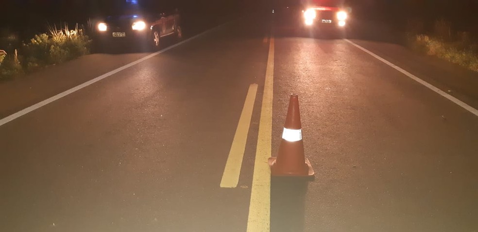 Acidente aconteceu na noite de domingo (22) em Santa Cruz, no Agreste potiguar &mdash; Foto: PRF/Divulga&ccedil;&atilde;o