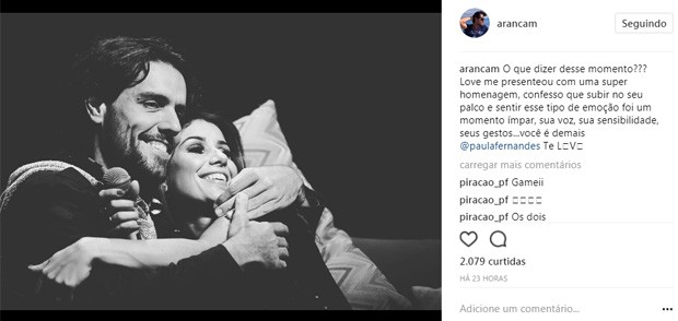 Thiago Arancam, novo namorado de Paula Fernandes, se declara na web (Foto: Reprodução/Instagram)