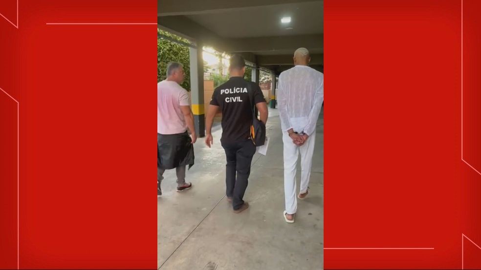 Ator pornô é preso; ele é investigado por extorsão — Foto: PCDF/Reprodução