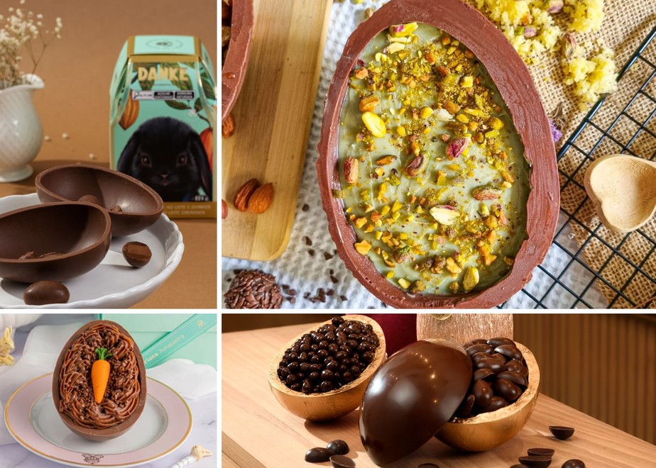 Os ovos de Páscoa de Danke, Padaria 13 de Maio, Mariana Junqueira e Chocolat du Jour ficaram entre os dez melhores de 2023