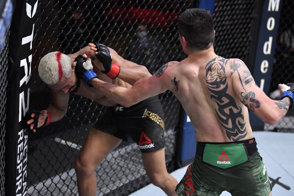 Deiveson Figueiredo Brandon Moreno UFC 256 — Foto: Getty Images