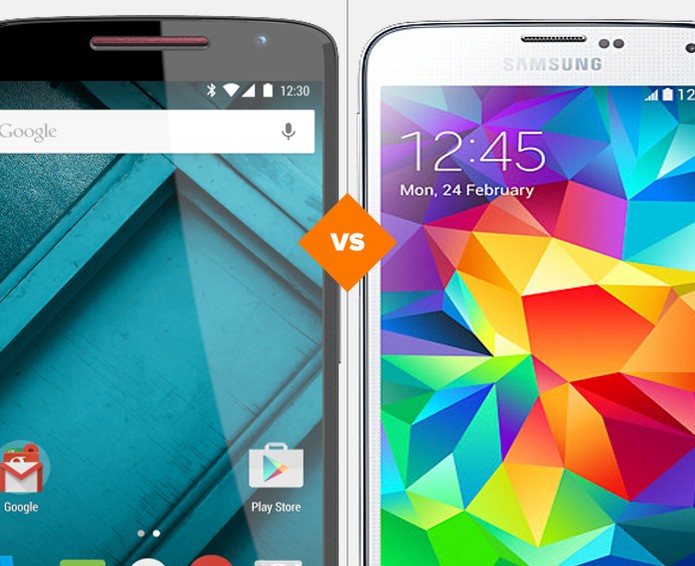 Moto X Play vs Galaxy S5 (Foto: Arte/TechTudo)
