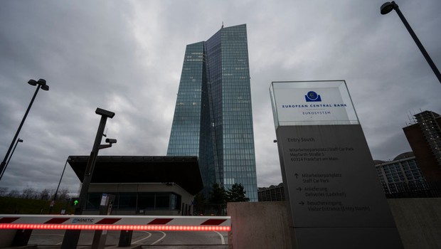 Sede do Banco Central Europeu, em Frankfurt, na Alemanha (Foto: Getty Images)