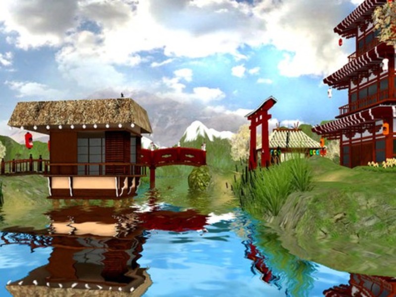Proteção de Tela: Jardim Japonês 3D  Download  TechTudo