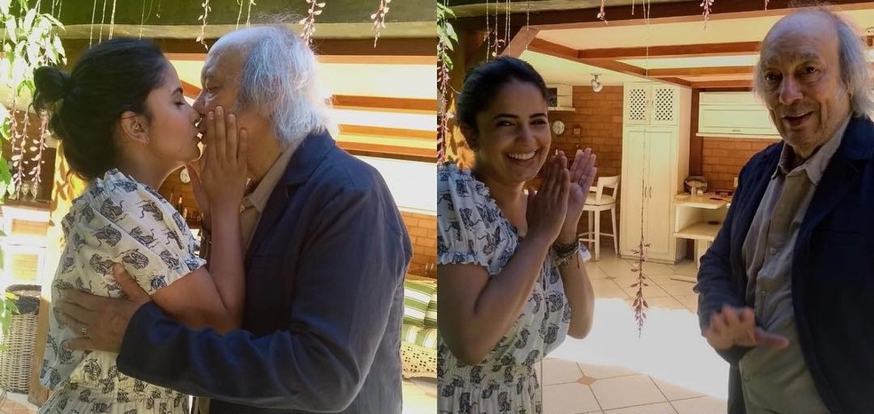 Fernanda e Erasmo: vacina foi fundamental para quadro leve de Covid  Foto: Reproduo/Redes sociais