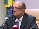 Gilmar Mendes diz que denúncia do MPF dá 'segurança' à defesa de Lula