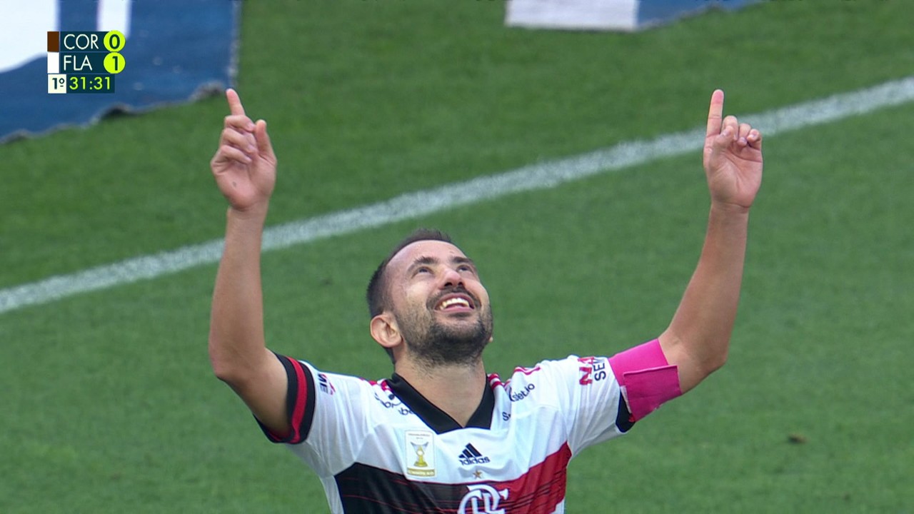 Filipe Luís cruza, e Everton Ribeiro faz de cabeça