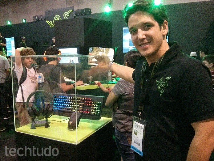 João Martins, diretor executivo da Razer Brasil durante a BGS 2014. (Foto: Diego Borges / TechTudo) João Martins, diretor executivo da Razer Brasil durante a BGS 2014. (Foto: Diego Borges / TechTudo)