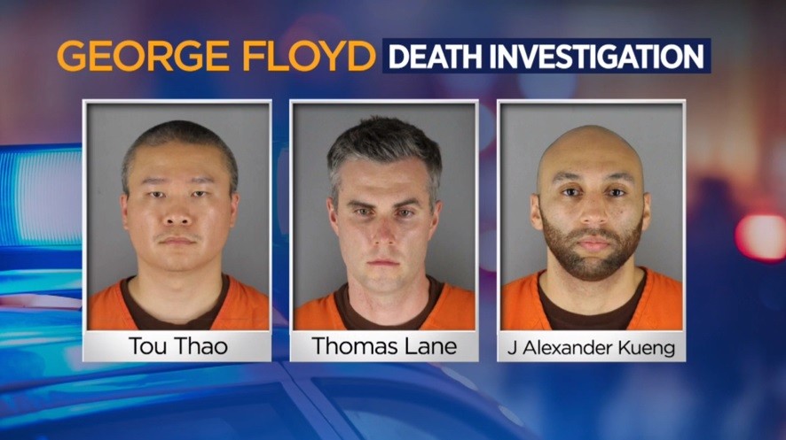 Policial acusado de matar George Floyd paga US$ 750 mil de fiança e deixa prisão (Foto: Reprodução )