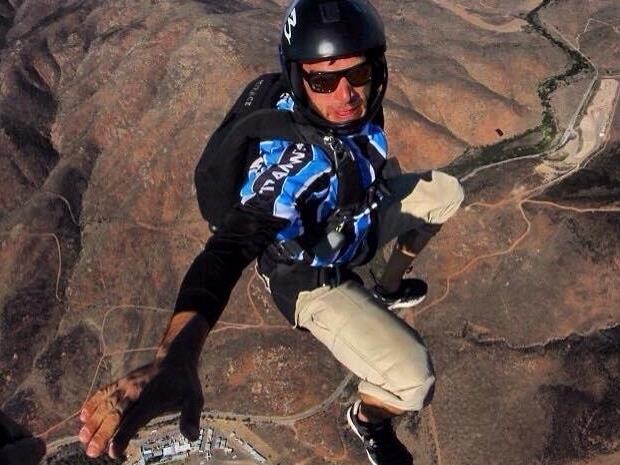 Andrei Penz era experiente e tinha entre 5 e 6 mil saltos de paraquedas (Foto: Arquivo Pessoal)