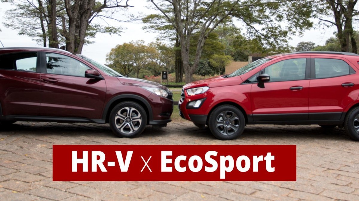 Ford EcoSport x Honda HRV comparativo Auto Esporte G1