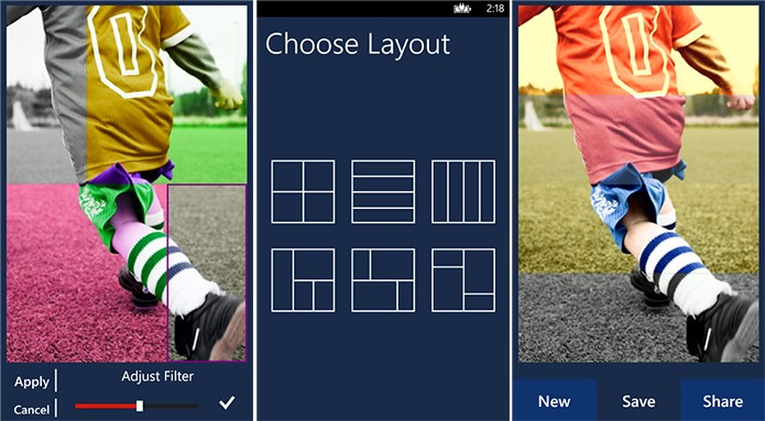 4Effects ? um aplicativo para Windows Phone que adiciona quatro filtros na mesma imagem (Foto: Divulga??o/Windows Phone Store)