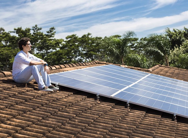 placa-solar-sustentabilidade-arquitetura-sustentável (Foto: Divulgação/Projeto Blue Sol)