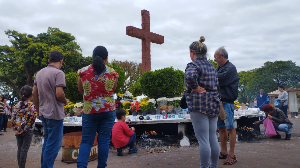 Cemitério em Presidente Prudente — Foto: Bruna Bachega/TV Fronteira