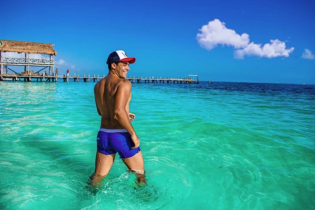 Igor Fernandez durante viagem a Cancun, em novembro de 2020 (Foto: Reprodução/Instagram)