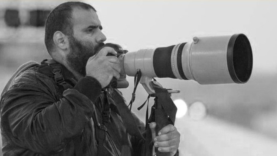 O fotojornalista Khalid al-Misslam morreu durante a cobertura da Copa do Mundo do Catar