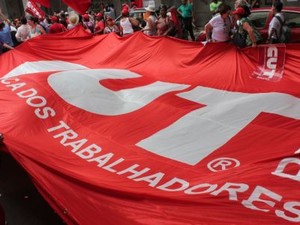 Bandeira da CUT (Foto: Divulgação)