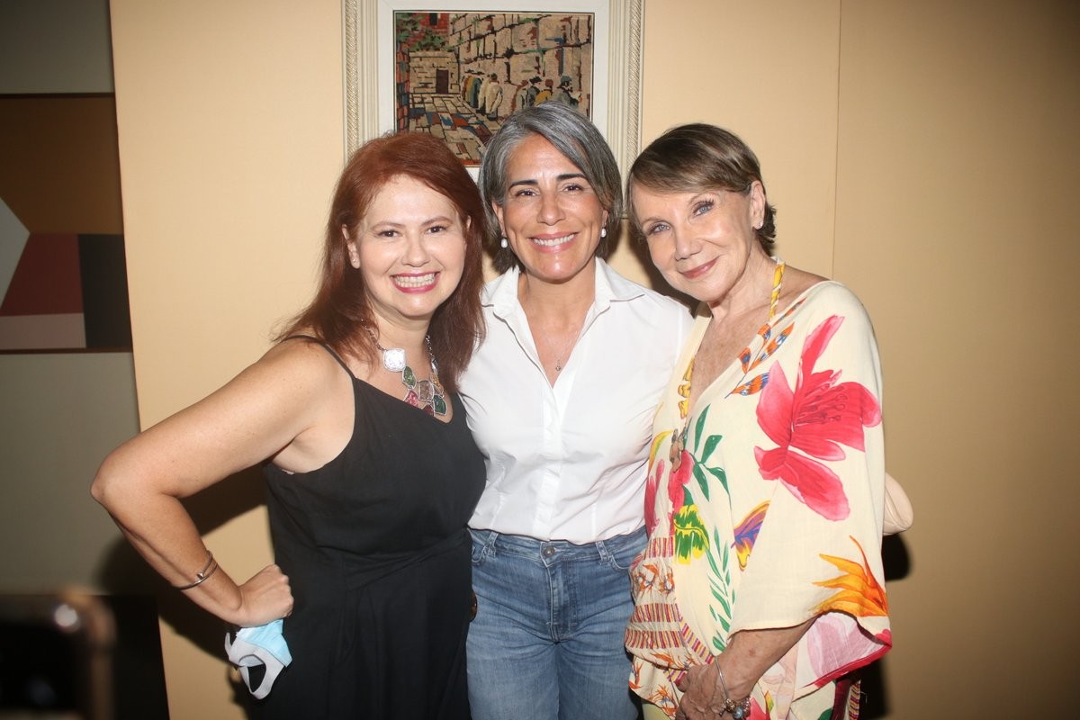 Narjara Turetta, Gloria Pires e Sylvia Massari (Foto: Rogério Fidalgo)
