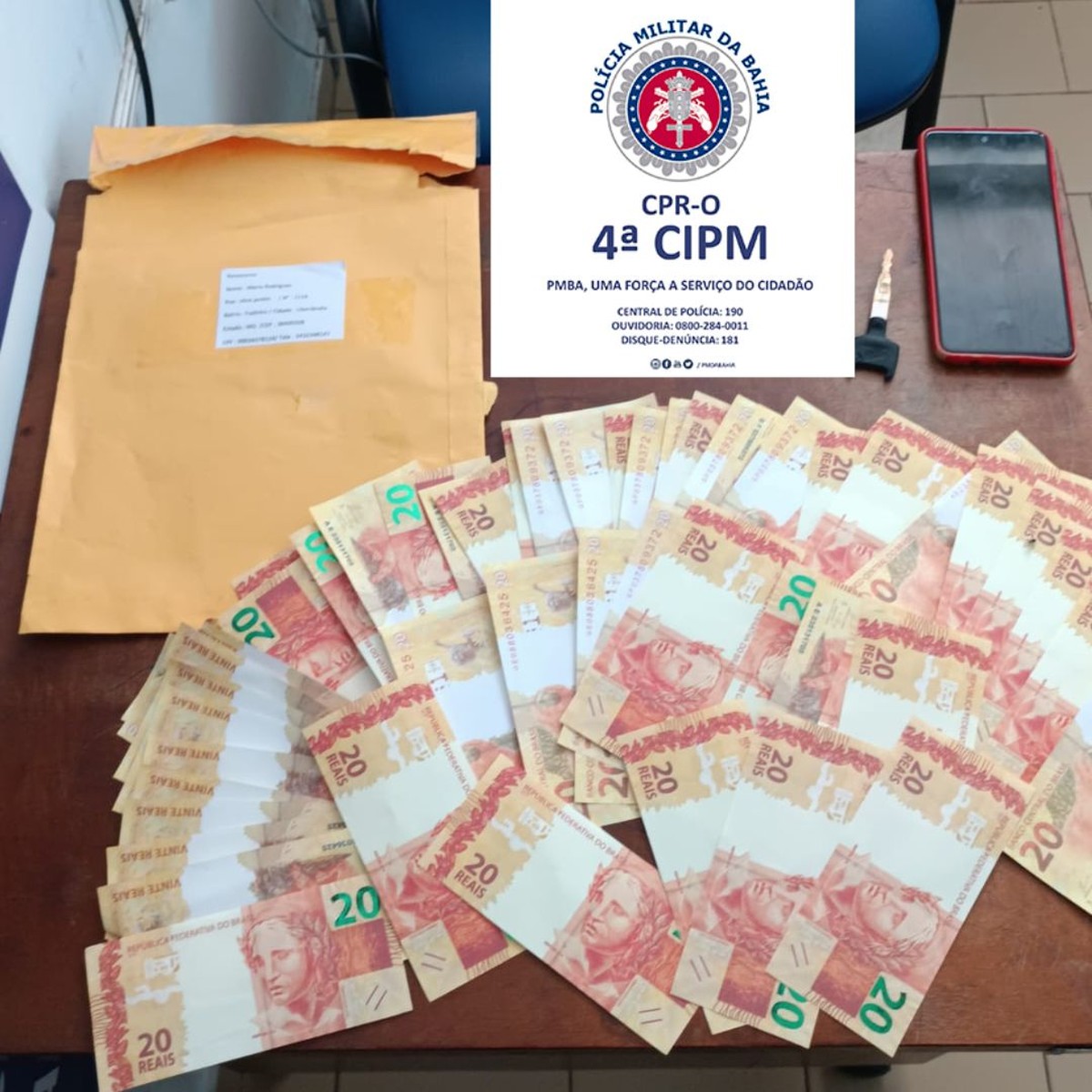 Mais de R$ 1 mil em notas falsas são apreendidas pela PM em posto dos ...