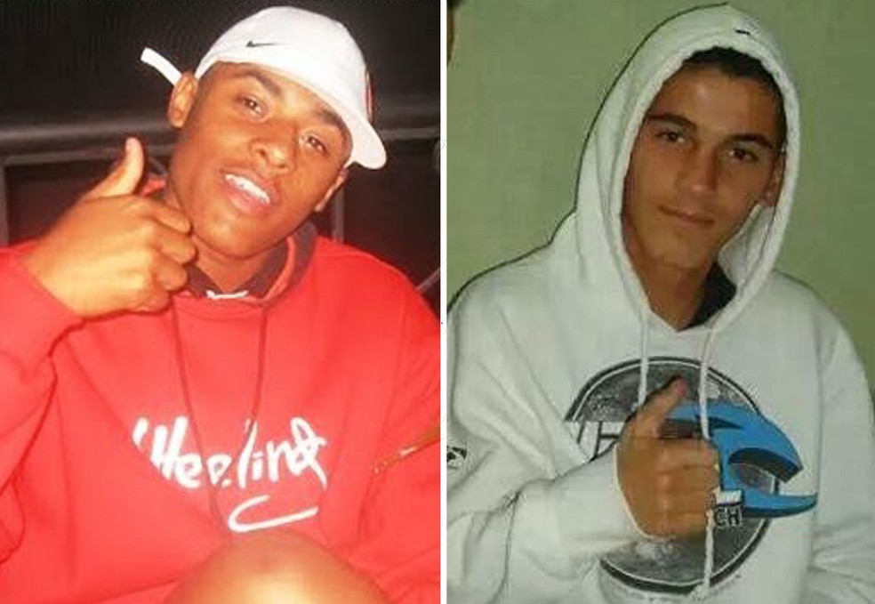 Douglas Silva (esq.) e Felipe Macedo Pontes (dir.) foram mortos por policiais militares em SÃ£o Bernardo do Campo, em 2011 (Foto: Arquivo pessoal)