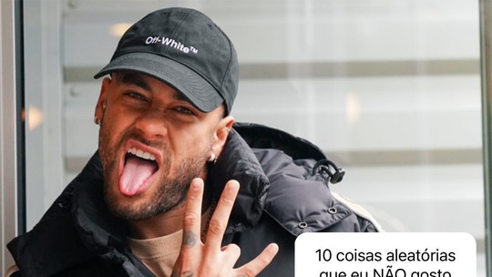 Academia, acordar cedo, fígado: 10 coisas aleatórias que Neymar odeia