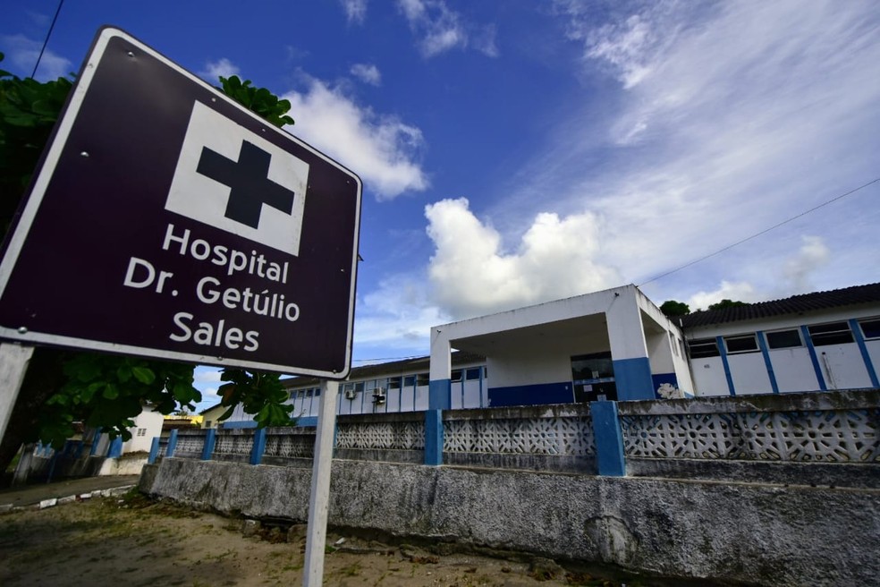 Hospital Regional de Canguaretama, no interior potiguar, foi interditado nesta quinta-feira (25), após uma fiscalização da Subcoordenadoria de Vigilância Sanitária do Estado (Suvisa) — Foto: Pedro Vitorino