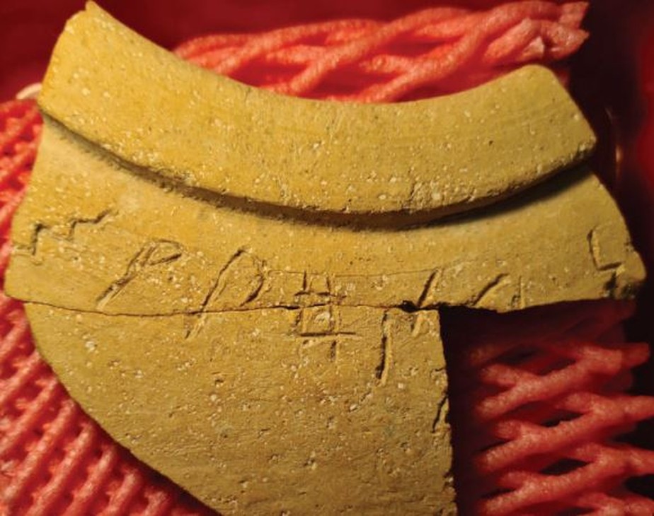 Inscrição de sete letras do século 10 a.C. na antiga escrita da Arábia do Sul