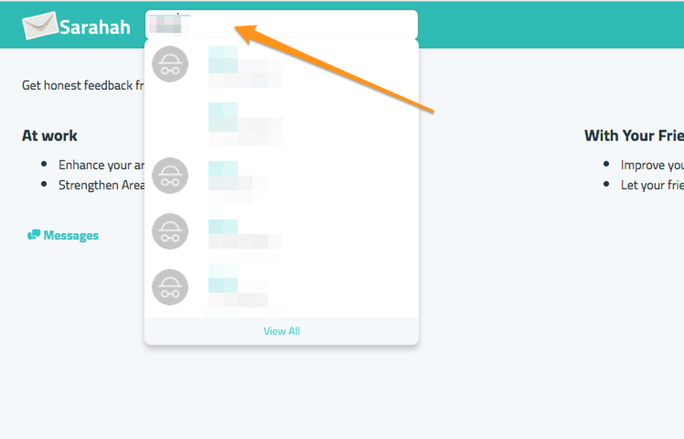 Como usar o Sarahah na web e administrar suas confissões anônimas (Foto: Reprodução/Felipe Vinha)