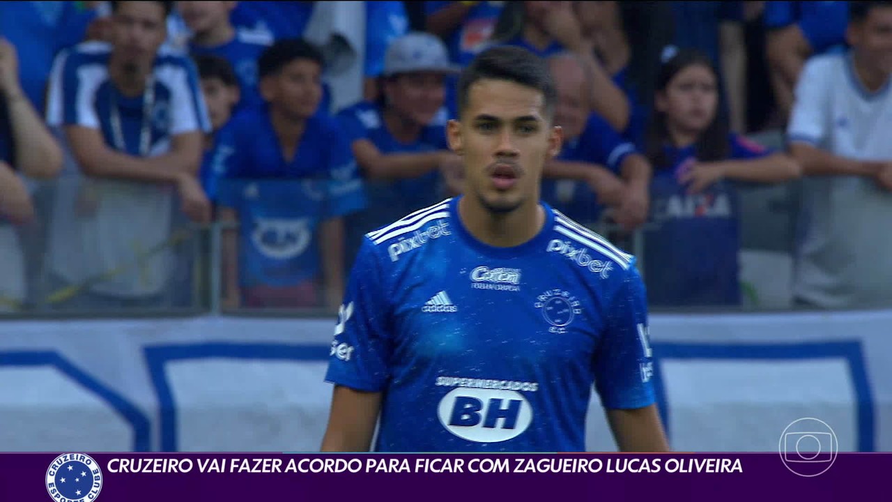 Cruzeiro vai fazer acordo para ficar com zagueiro Lucas Oliveira