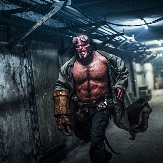 David Harbour em Hellboy (Foto: Divulgação)