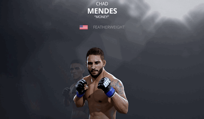 EA Sports UFC 2: Chad Mendes (Foto: Reprodução/Victor Teixeira)