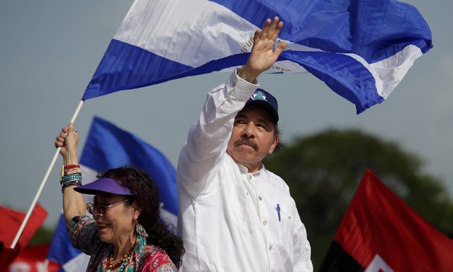 O presidente da NicarÃ¡gua, Daniel Ortega