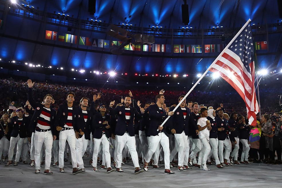 Delegação dos EUA na Rio 2016 — Foto: Cameron Spencer/Getty Images