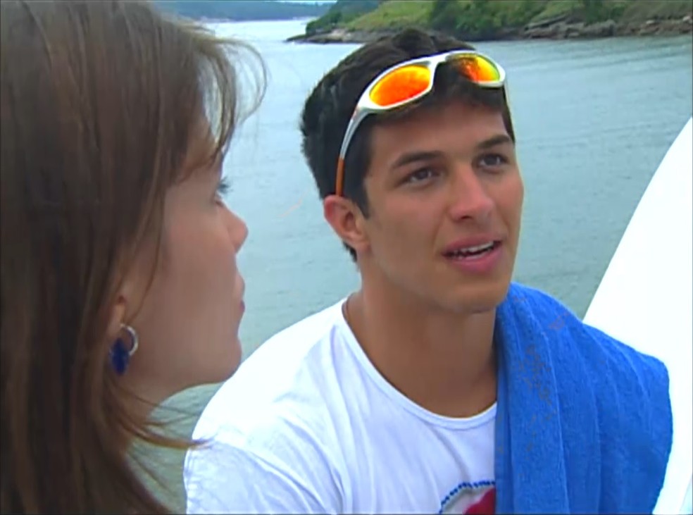 Romulo Estrela participou da segunda edição do 'Amor a Bordo', do 'Caldeirão do Huck' — Foto: TV Globo