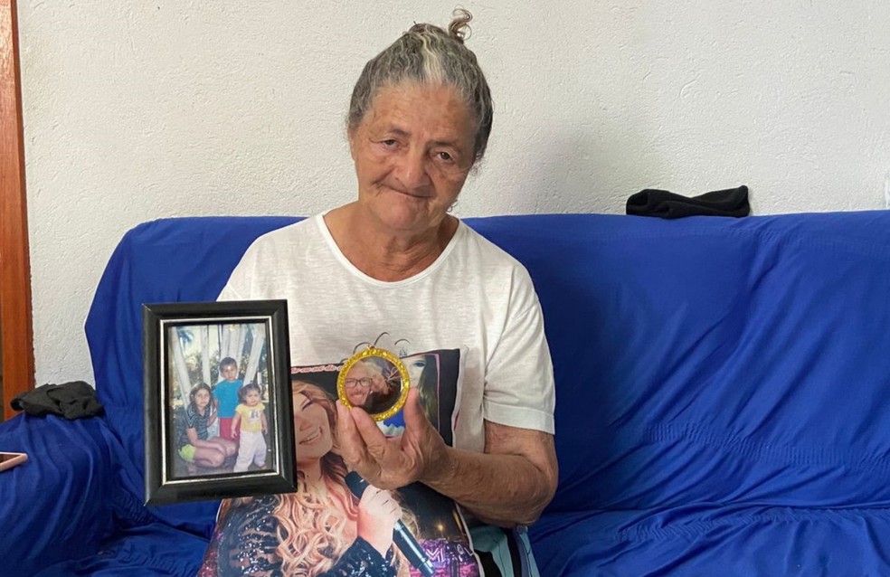 Teresa Vieira, avó de Marília Mendonça, relembra infância da cantora em Goiânia, Goiás — Foto: Rafael Oliveira/g1 Goiás