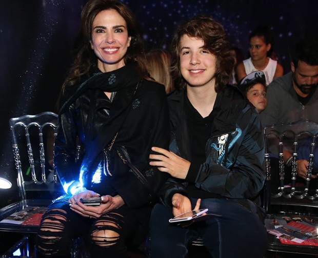 Luciana Gimenez e Lucas Jagger (Foto: Manuela Scarpa/Brazil News)