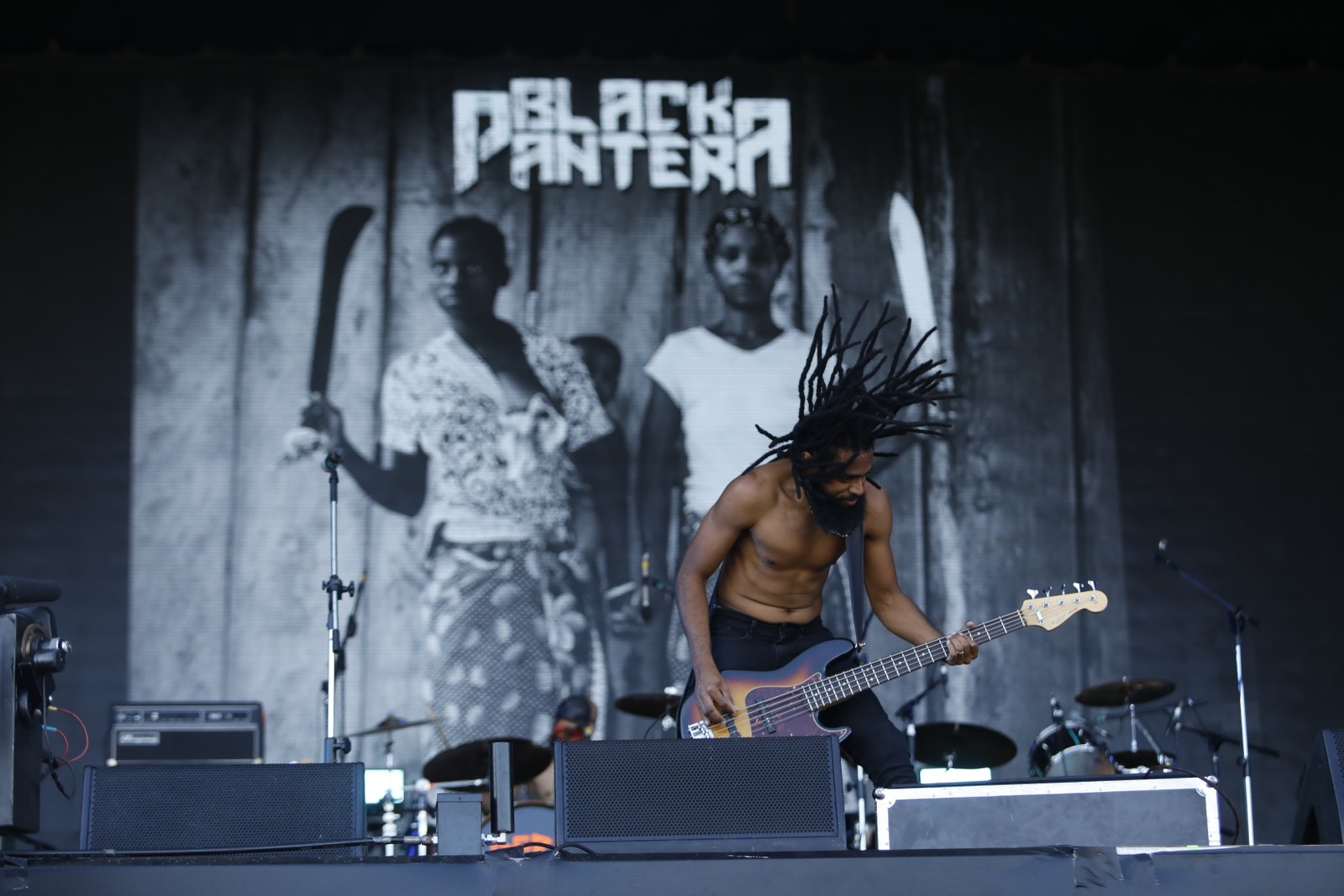 Show da Black Pantera  — Foto: Brenno Carvalho/Agência O Globo.