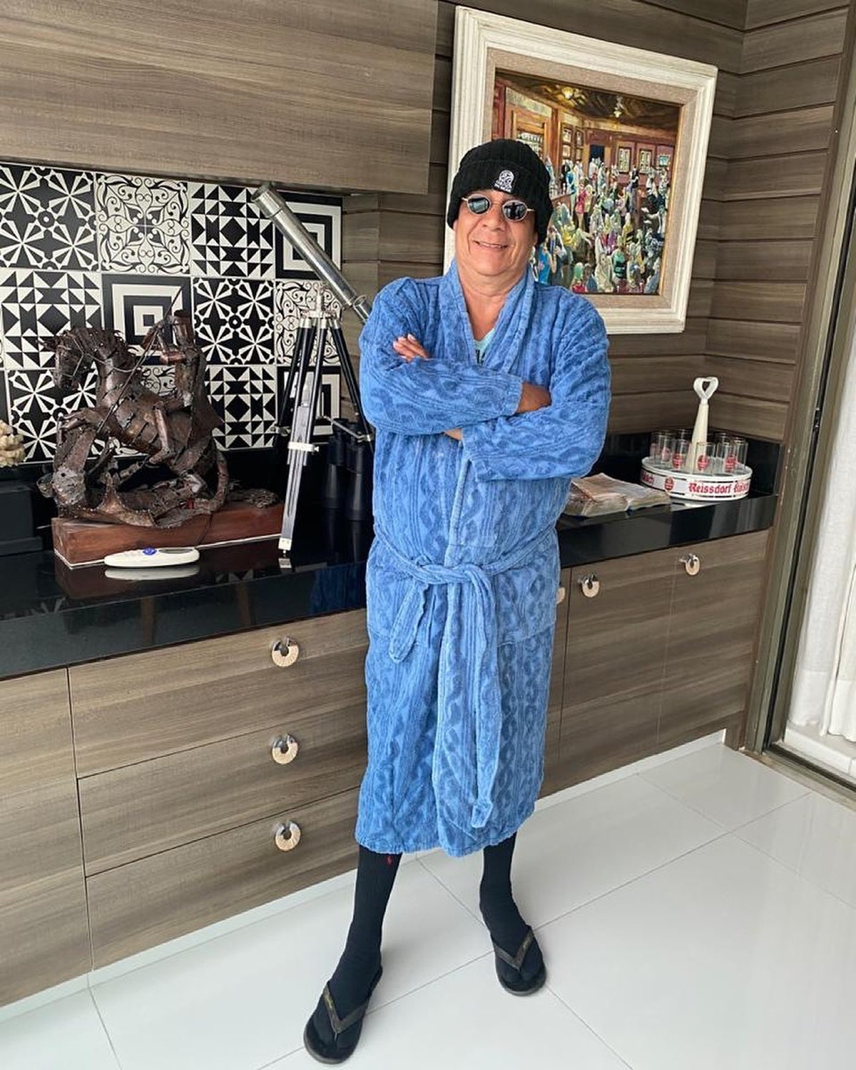 Zeca Pagodinho Posta Look De Inverno E Ganha Elogios Na Web Lindao Famosos Gshow