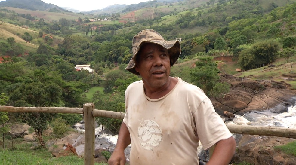 José Antônio da Silva, viu o avião da Marília Mendonça em queda — Foto: Bob Alves/Inter TV dos Vales 