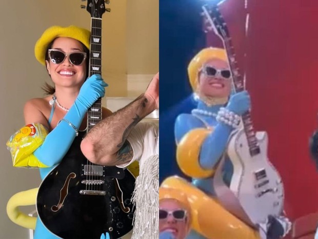 Juliette se veste de guitarrista de Katy Perry após comparação viralizar (Foto: Reprodução/Instagram)