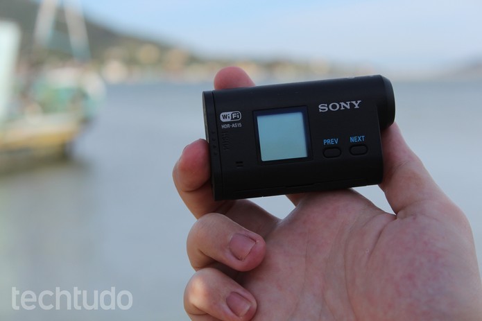 Action Cam da Sony ? bem mais barata que a GoPro (Foto: Anna Kellen/TechTudo)
