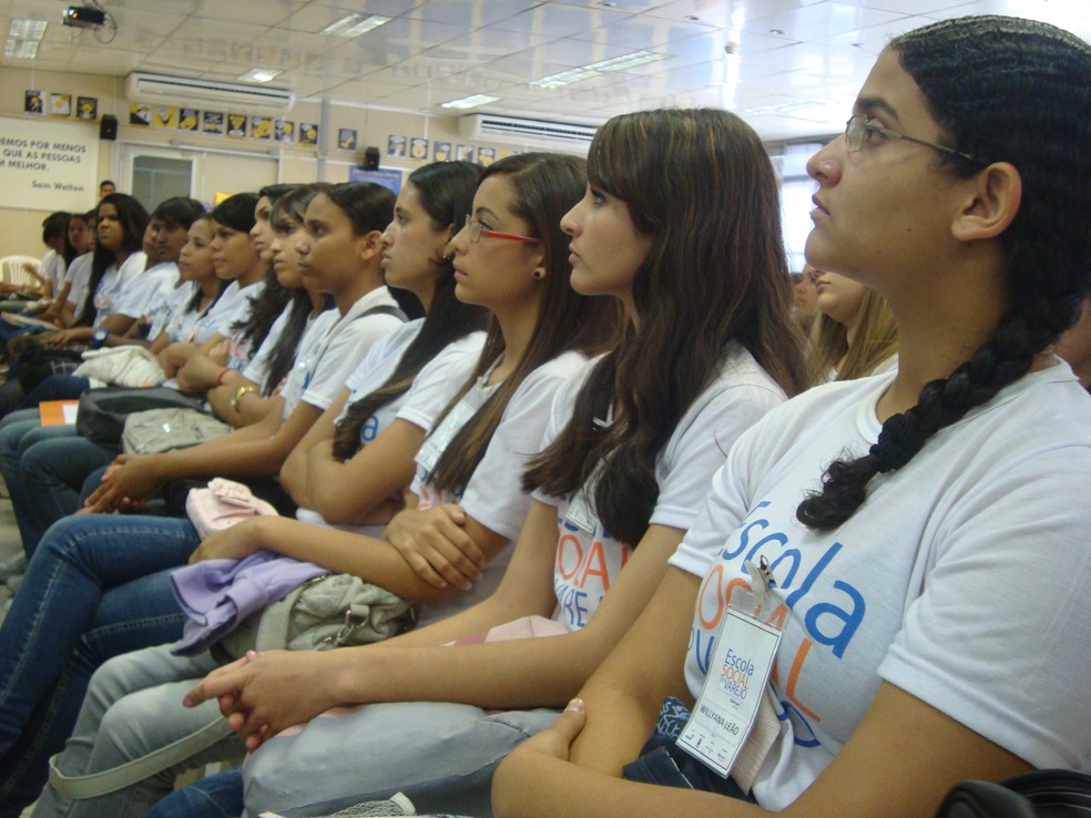 Escola Social do Varejo oferece 50 vagas no turno da manhã e outras 50 à tarde no Recife (Foto: Divulgação/Instituto Walmart)
